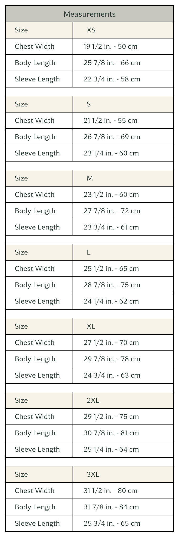 Size guide